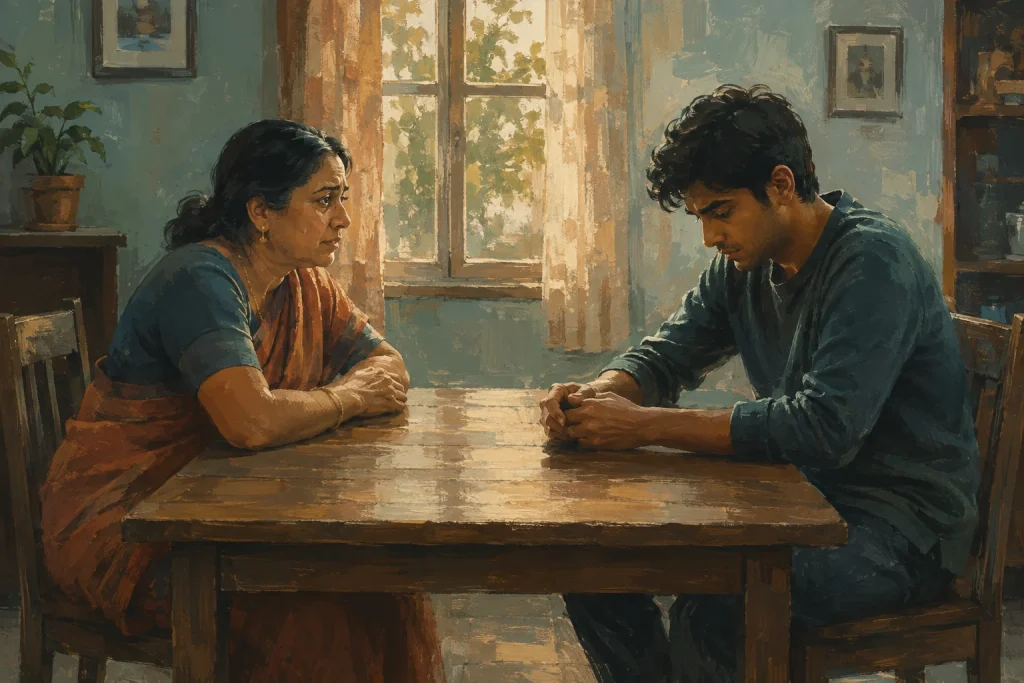 Quiet Conversation at the Kitchen Table